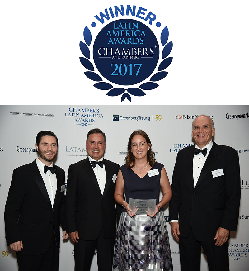 Chambers and Partners distinguió a Alcogal como la “Firma del Año en Panamá”